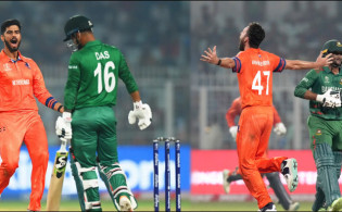 যেন বাঘকে পানিতে চুবাচ্ছে ডাচরা, দেখুন সর্বশেষ স্কোর