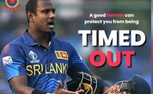 টাইমড আউট ইস্যুঃ ম্যাথিউসের হেলমেট কান্ড নিয়ে দিল্লি পুলিশের অভিনব প্রচারণা