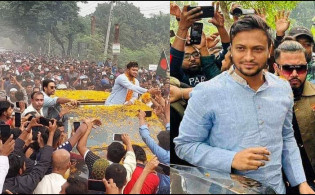 রাজনীতিবিদ সাকিব যা বললেন জনগণের উদ্দেশ্যে প্রথম ভাষণে