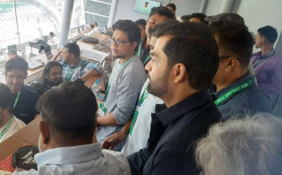 মিরপুর প্রেসবক্সে তামিম ইকবাল