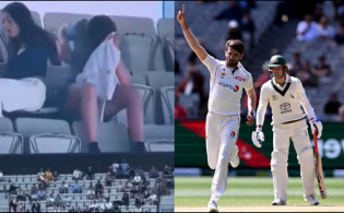 পাকিস্তান-অস্ট্রেলিয়া টেস্ট ম্যাচ চলাকালে গ্যালারিতে অপ্রস্তুত অবস্থায় যুগল (ভিডিও)