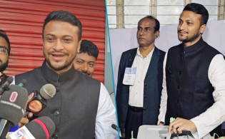 ভোট দেওয়ার পর যা বললেন সাকিব