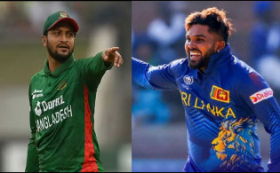 সাকিবকে তাড়া করে বেড়াচ্ছে হাসারাঙ্গা