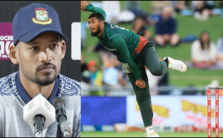 লেগস্পিনার রিশাদকে নিয়ে আক্ষেপ জানালেন শান্ত