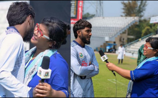ভাইয়ের ইন্টারভিউ নিলেন বোন!