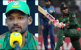 রিশাদের বিধ্বংসী ব্যাটিং নিয়ে বিরূপ ভাবে যা বললেন শান্ত