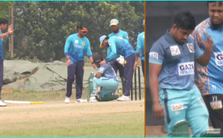 ব্রেকিং নিউজ ; তাসকিনের বলে মাথায় আঘাত, হাসপাতালে ক্রিকেটার