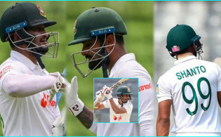 শান্ত লিটন সাকিব ৩ জন মিলে তাইজুলের সমান রান করতে পারলেন না