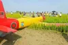 হঠাৎ বিমান নামল নড়াইলের ধান ক্ষেতে!