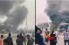 আগুন ও ভাঙচুরে অস্থিরতা: অর্ধশত যানবাহনে ব্যাপক ভাঙচুর