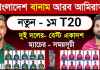 বাংলাদেশ-আমিরাত প্রথম টি-টোয়েন্টি: নতুন সিরিজে মাঠে নামছে টাইগাররা