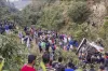 খাদে গিয়ে পড়ল যাত্রীবাহী বাস, ১৫ জনের মৃত্যু