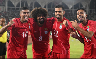 হামজা ঝড়ে শেষ হলো বাংলাদেশ ও ভুটানের মধ্যকার ম্যাচ