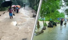 তিন নদীর বাঁধ ভাঙন, যোগাযোগ নেই কোথাও