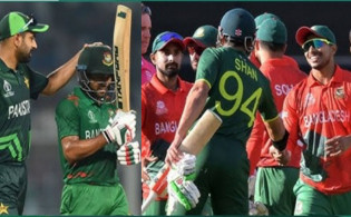 শেষ ম্যাচে বাংলাদেশকে বিশাল রানের টার্গেট দিলো পাকিস্থান