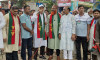 ১৪৪ ধারা ভেঙে পরীক্ষার সময় কলেজে বিএনপির সমাবেশ