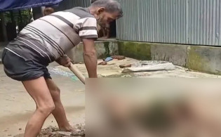 স্ত্রীকে জীবন্ত কবর দেওয়ার চেষ্টা স্বামীর, মুহুর্তেই ভাইরাল ভিডিও