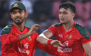 তাসকিনের আগুনে বোলিংয়ের পরও বাংলাদেশকে বিশাল রানের টার্গেট দিলো নেদারল্যান্ডস