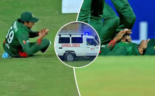 মাঠেই লুটিয়ে পড়লেন সৌম্য সরকার, আশঙ্কাজনক অবস্থায় হাসপাতালে নেওয়া হলো