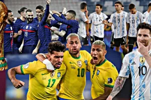 বিশ্বকাপে শেষ আটের রাজা ব্রাজিল, আর্জেন্টিনা, ফ্রান্স ও ইংল্যান্ড সহ শীর্ষ পাঁচে কারা?